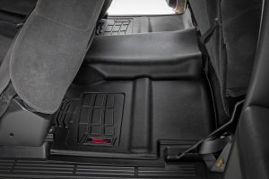 Chevrolet Silverado 2500 Floor Mats - Front + Rear - Rough Country - Sure-Fit - '01-'04